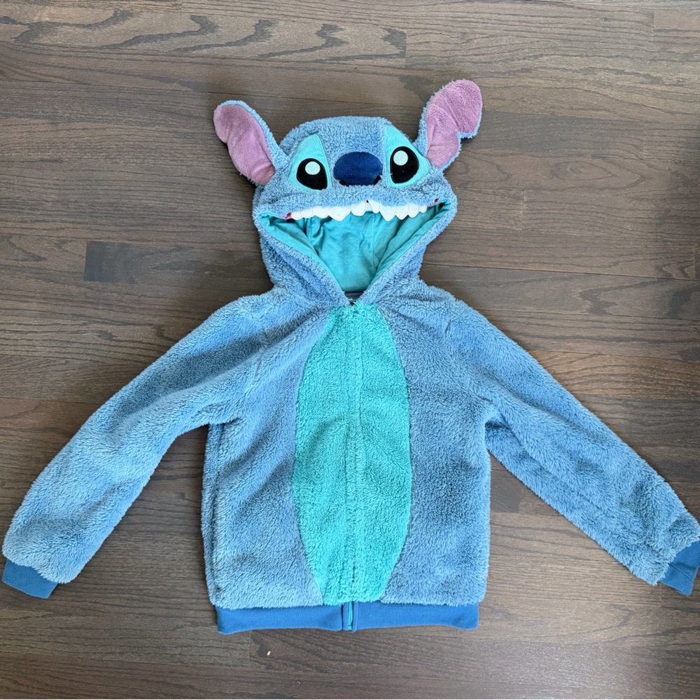 Stitch Disney plush jacket 7-8yo